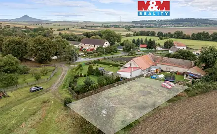 Prodej stavebního pozemku 878 m², Koštice - Vojničky, okres Louny