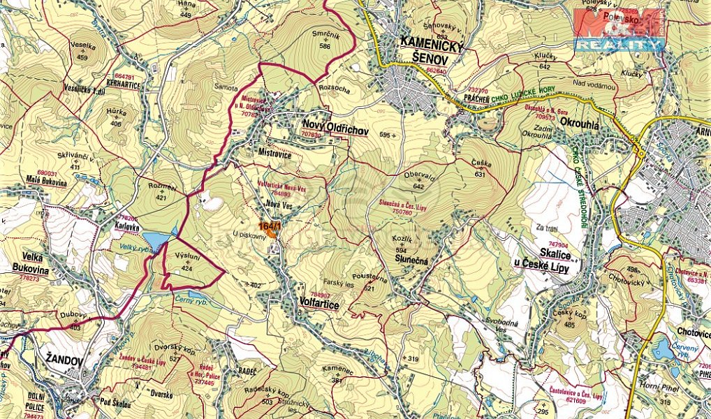 Prodej louky 9 345 m², Volfartice – náhled fotky 4