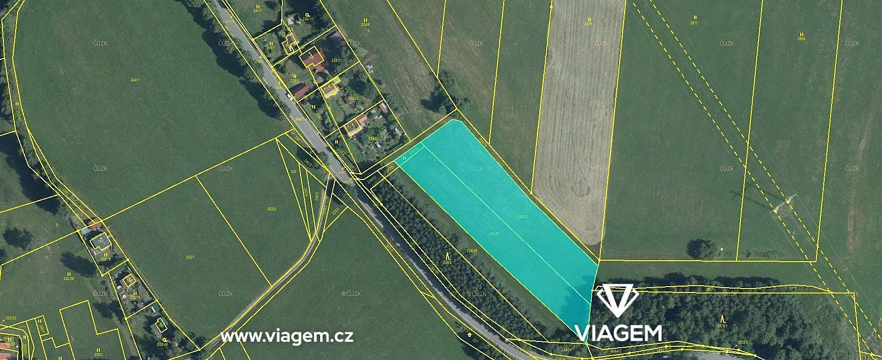 Prodej pole 679 m² – fotografie 3