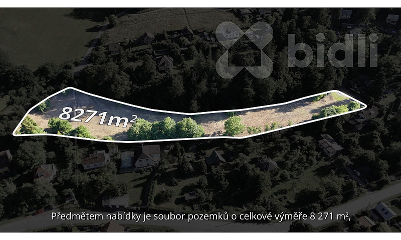 Prodej stavebního pozemku 8 271 m² – fotografie 3