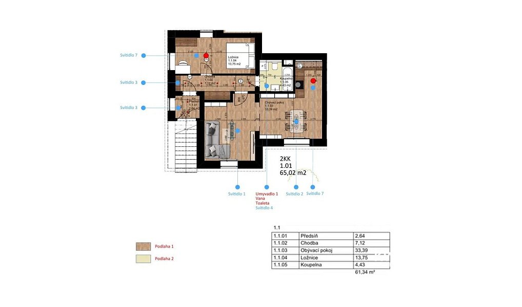 Prodej bytu 2+kk 63 m², Hořice – náhled fotky 7