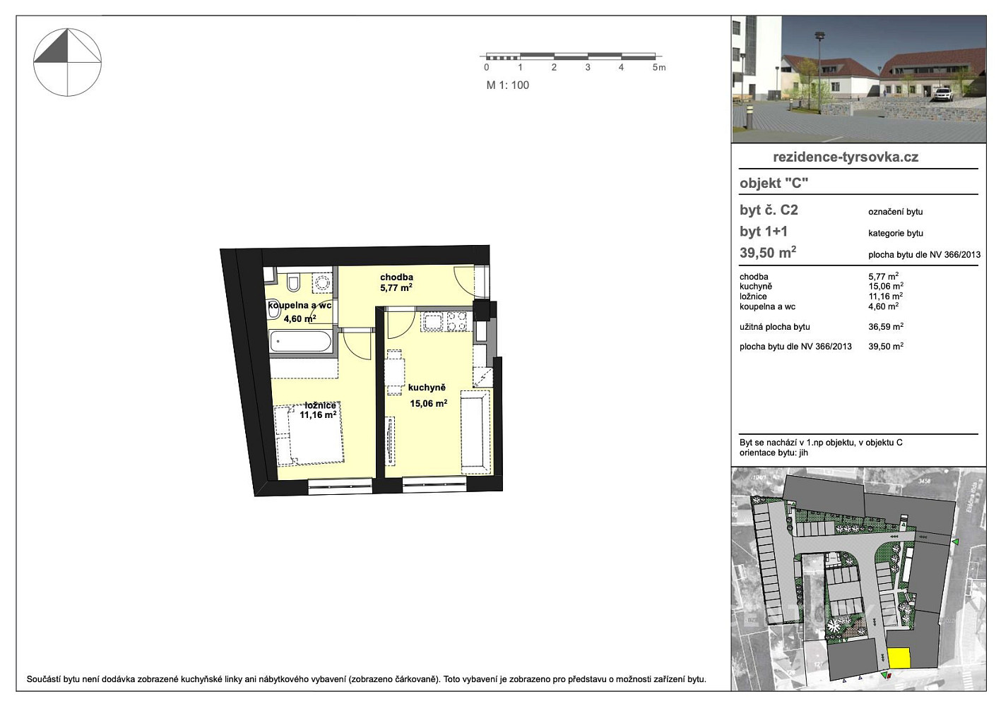Prodej bytu 1+1 40 m² – fotografie 4
