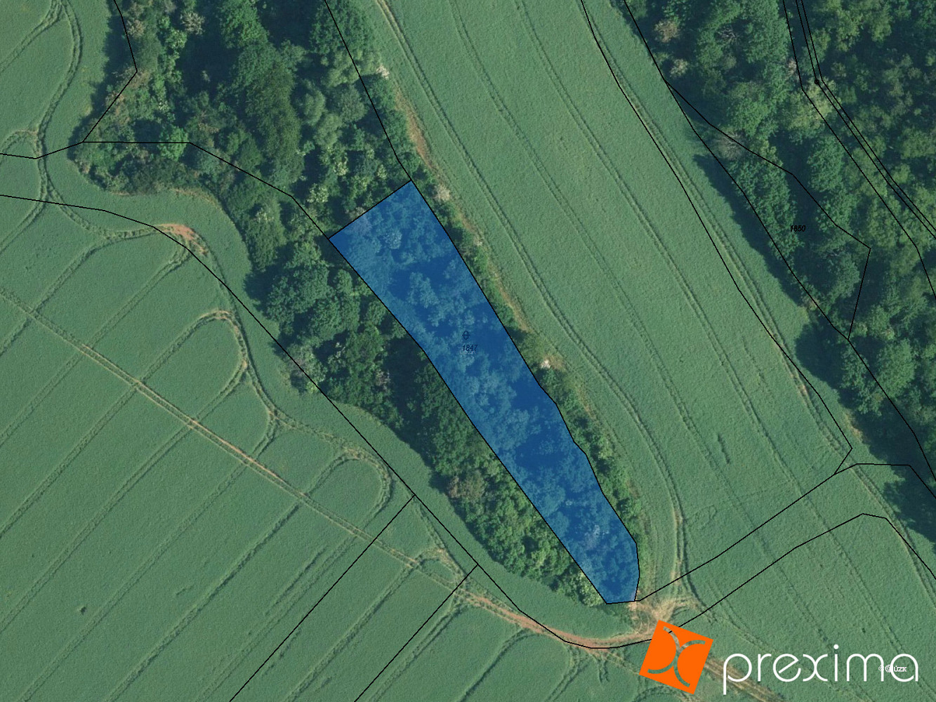 Prodej pozemku 859 m²