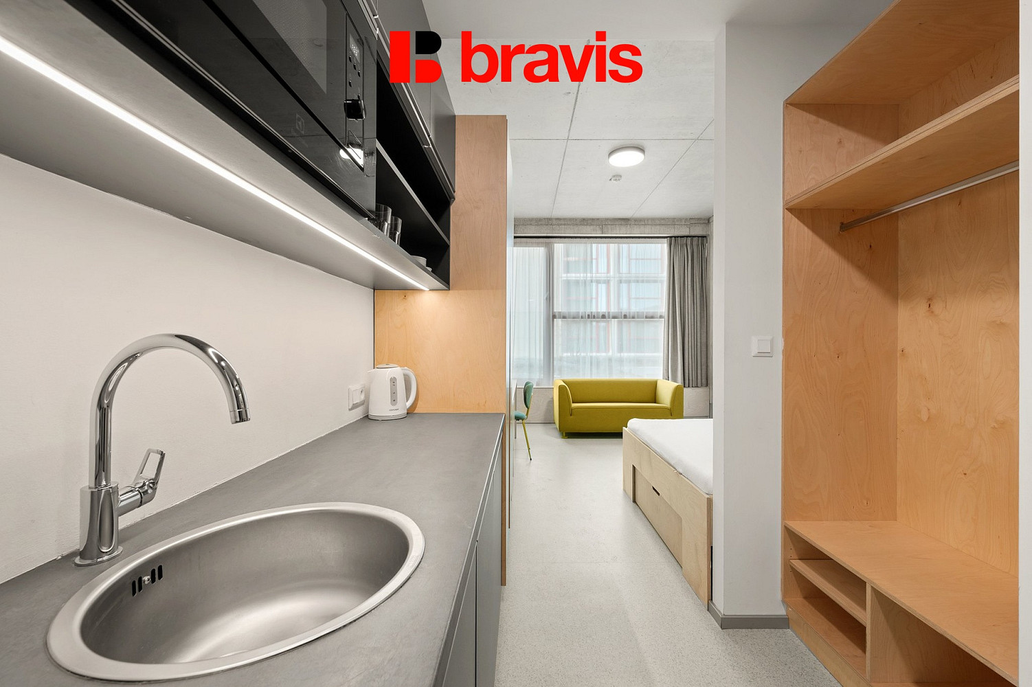 Pronájem bytu 1+kk 24 m² — photo 3