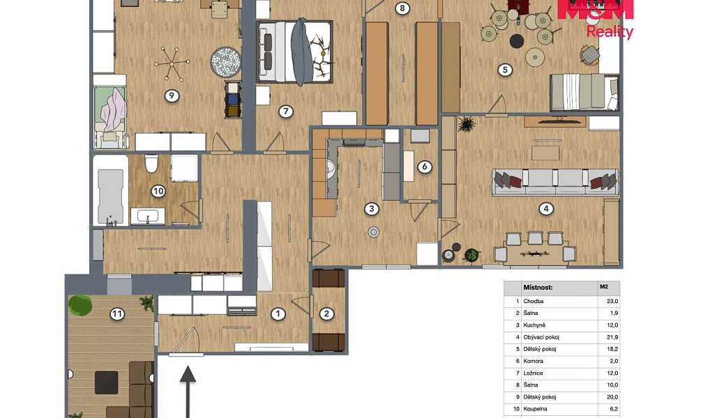 Prodej bytu 4+1 127 m², Kryry – náhled fotky 8