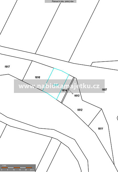 Prodej pozemku 612 m² - Widok 2