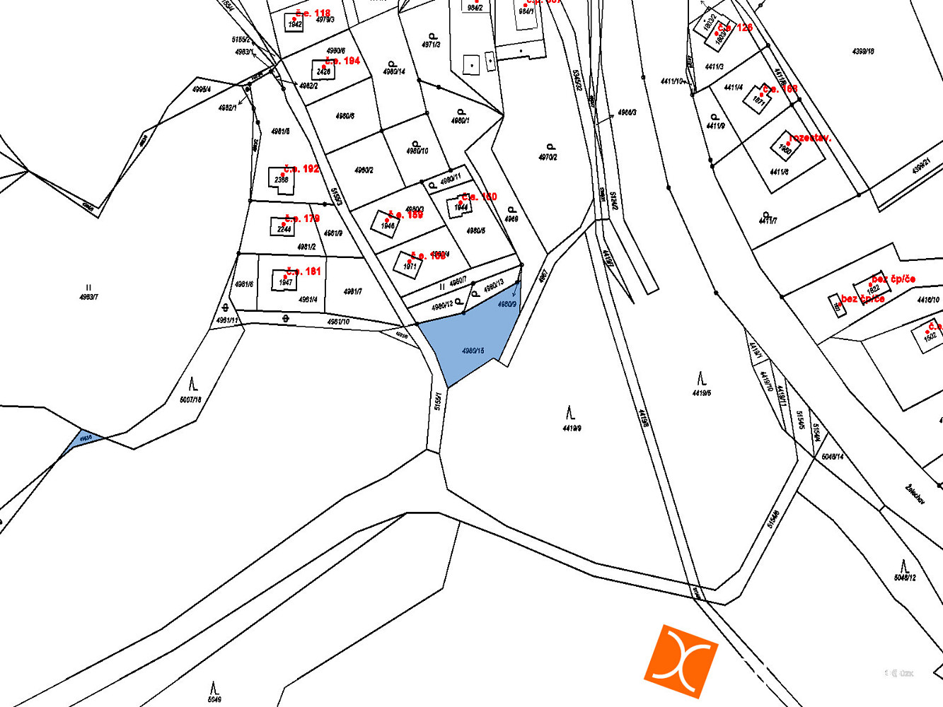 Prodej stavebního pozemku 1 m² – fotografie 2
