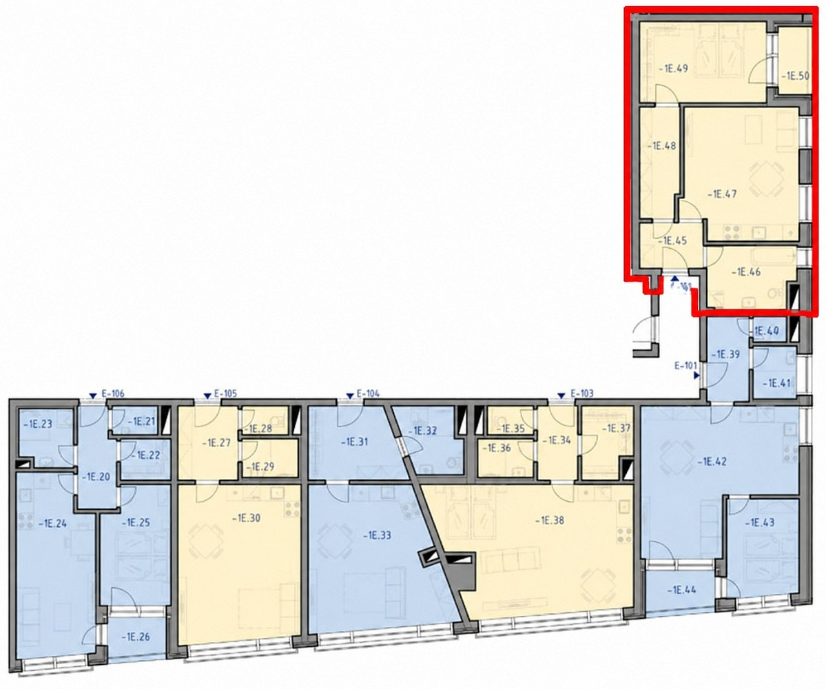 Prodej bytu 2+kk 52 m² — photo 3