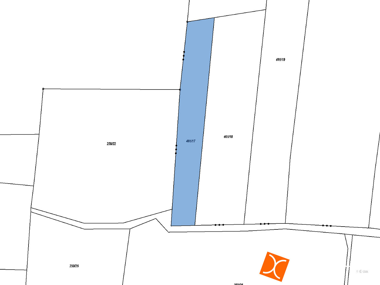 Prodej pole 253 m² – fotografie 2