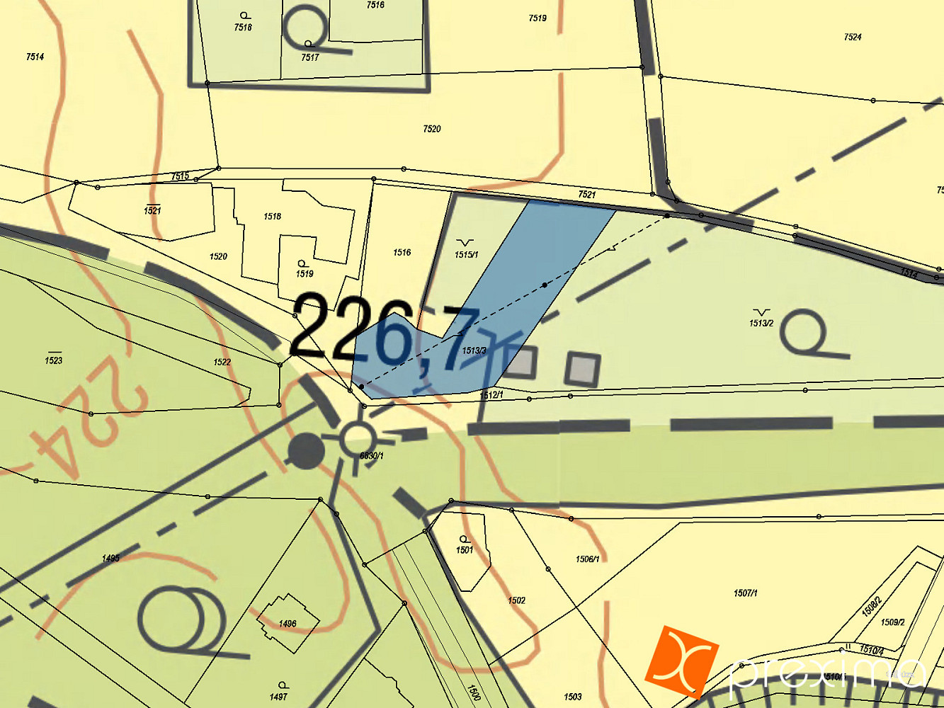 Prodej pole 212 m² – fotografie 3