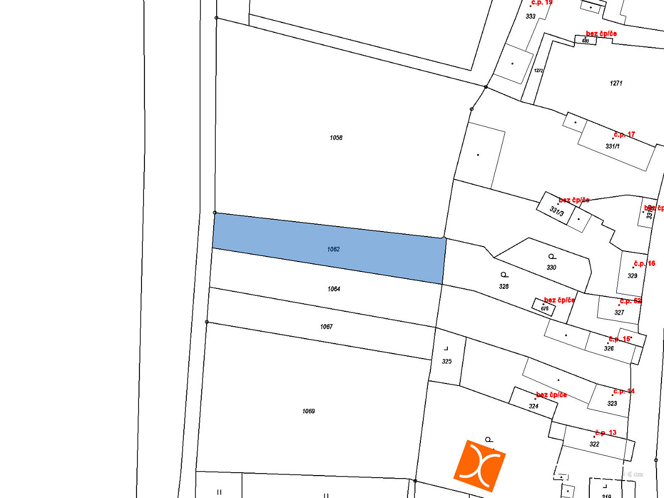 Prodej pole 1 062 m² – fotografie 2