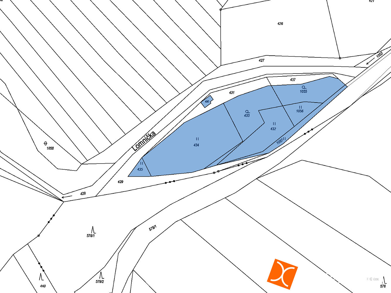 Prodej pozemku 872 m² – fotografie 2