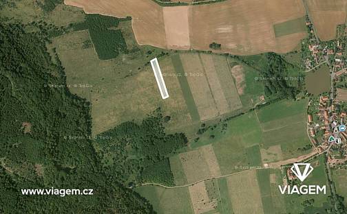 Prodej pole 1 347 m², Řeřichy, okres Rakovník