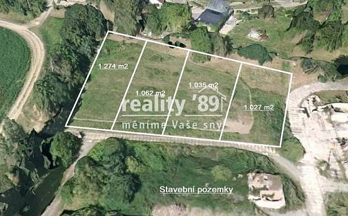 Prodej stavebního pozemku 4 725 m², Luka, okres Česká Lípa