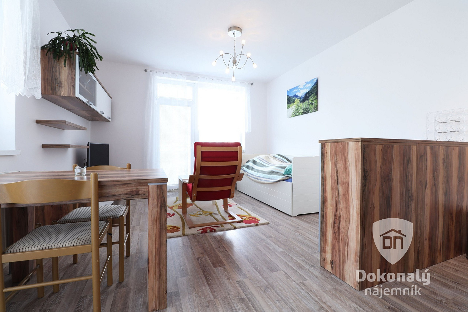 Pronájem bytu 1+kk 31 m² – pohled 4