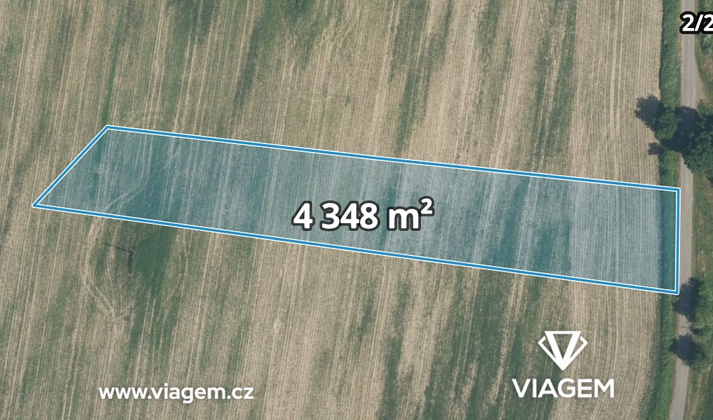 Prodej pole 832 m², Kbel – náhled fotky 5