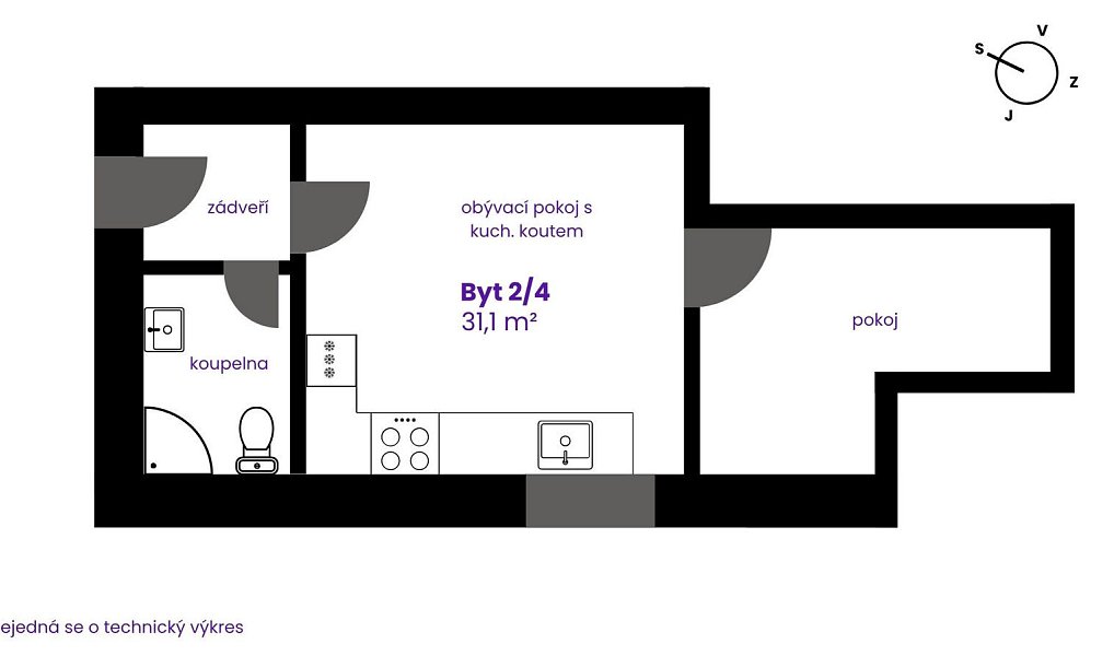 Pronájem bytu 2+kk 48 m², Ostrava – náhled fotky 15