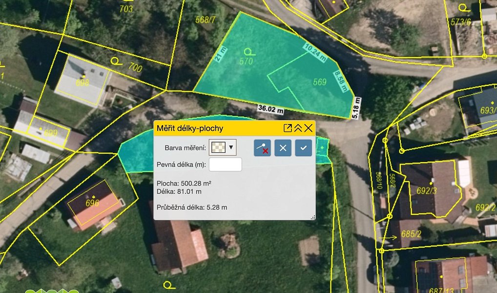 Prodej stavebního pozemku 505 m², Zádveřice-Raková – náhled fotky 3