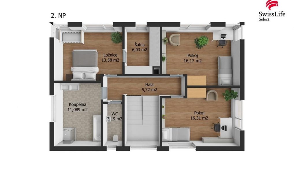 Prodej domu 160 m² s pozemkem 555 m², Vejprnice – náhled fotky 8