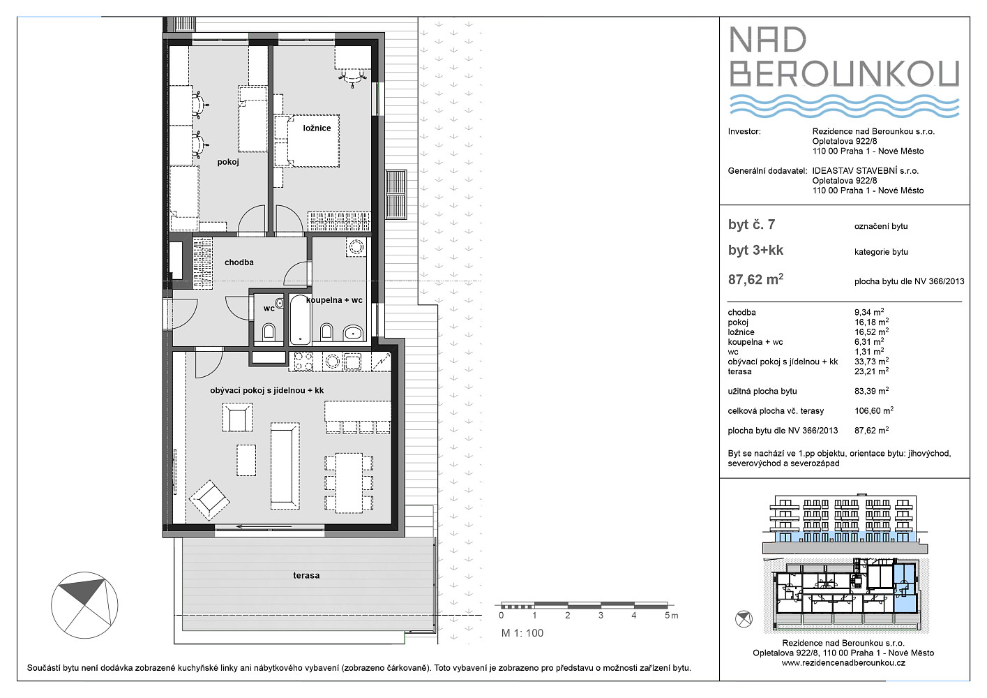 Prodej bytu 3+kk 83 m² – fotografie 3