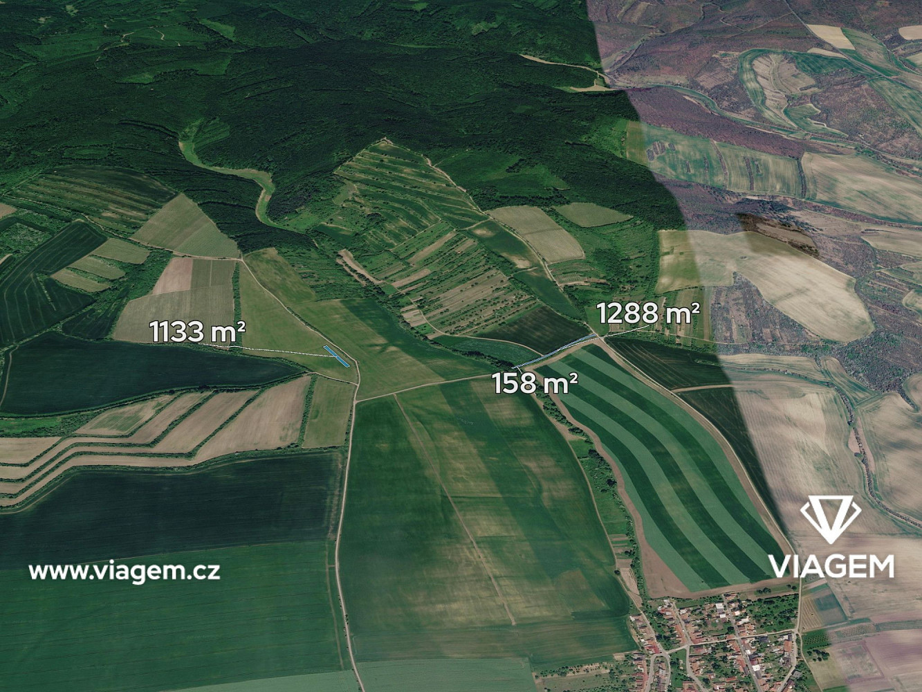 Prodej pole 1 289 m²