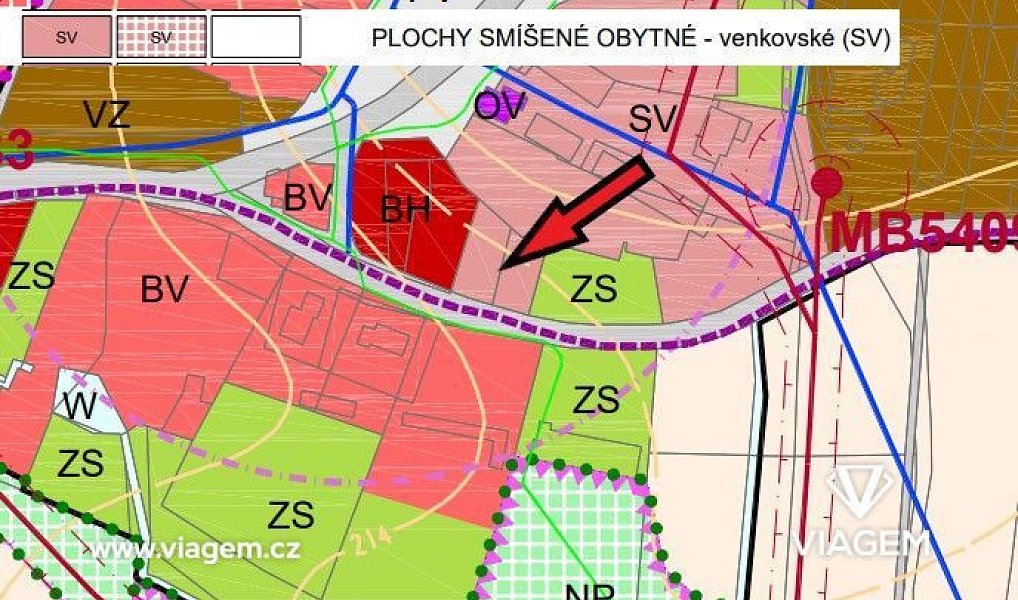 Prodej stavebního pozemku 616 m², Dobrovice – náhled fotky 2