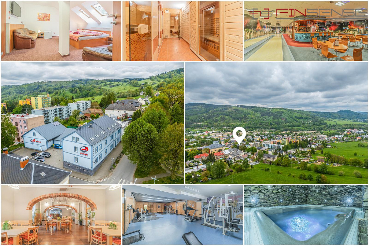 Prodej ubytovacího objektu 1 398 m²