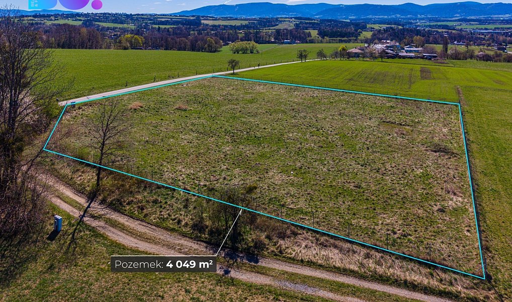 Prodej stavebního pozemku 4 049 m², Těrlicko – fotka 1 z 12