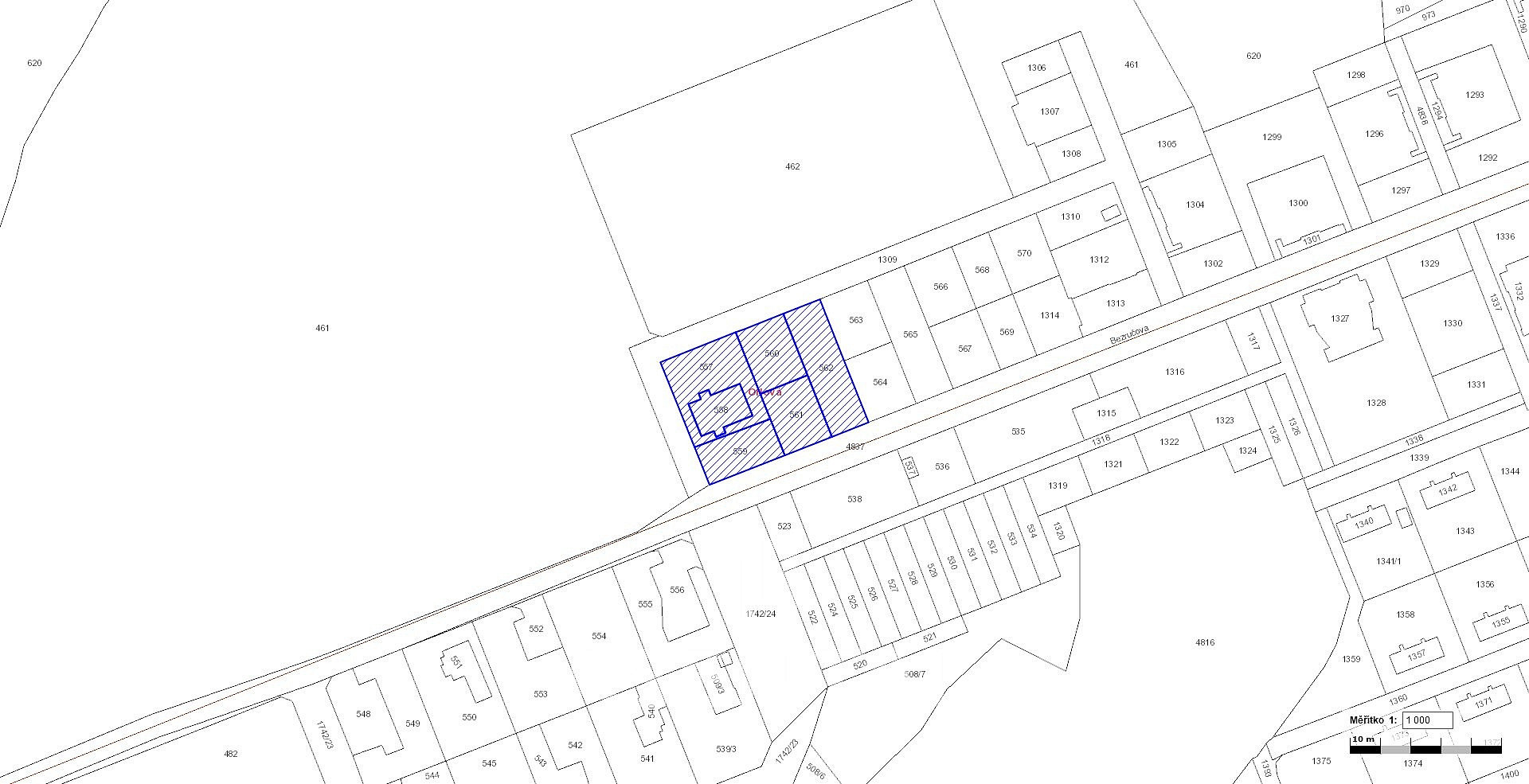Prodej komerčního pozemku 2 499 m² – fotografie 3