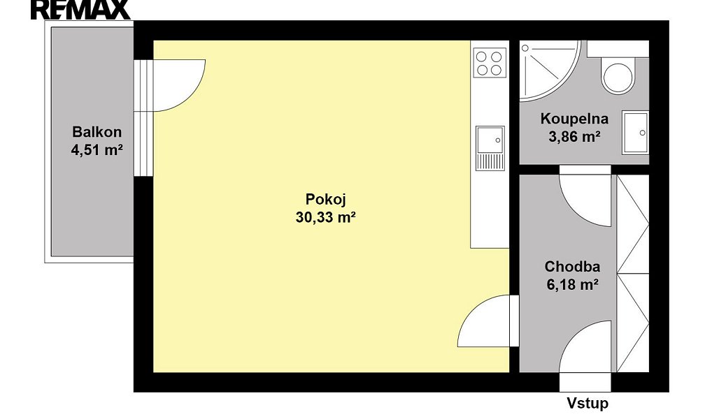 Pronájem bytu 1+kk 43 m², Kutná Hora – náhled fotky 9