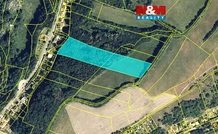 Prodej lesa 5 070 m², Hlubočky, okres Olomouc