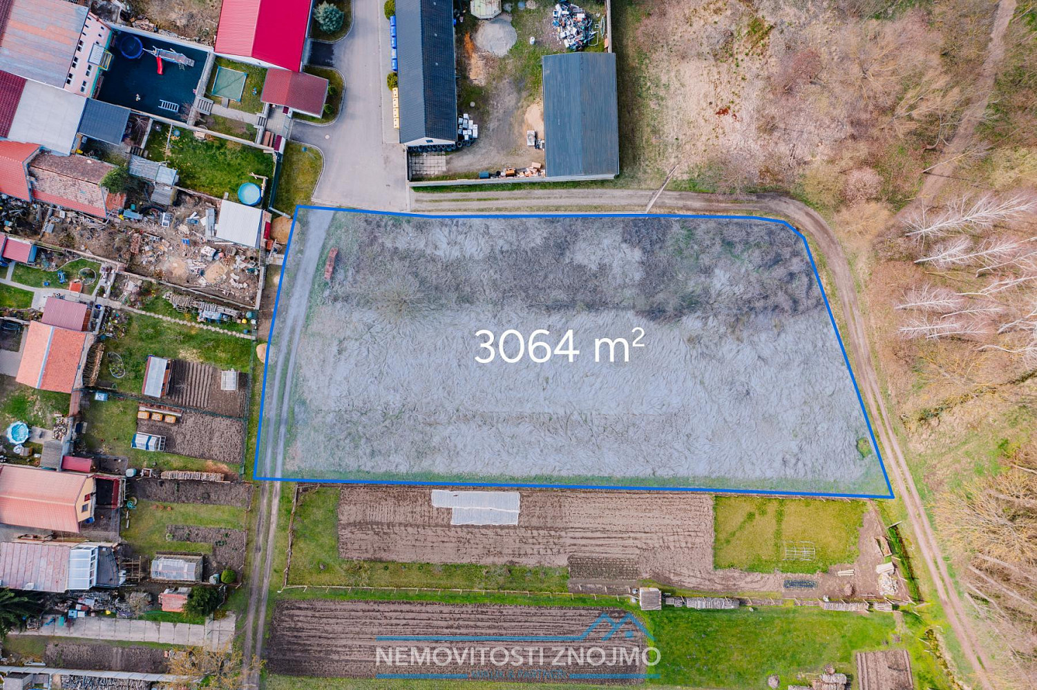 Prodej stavebního pozemku 3 064 m²