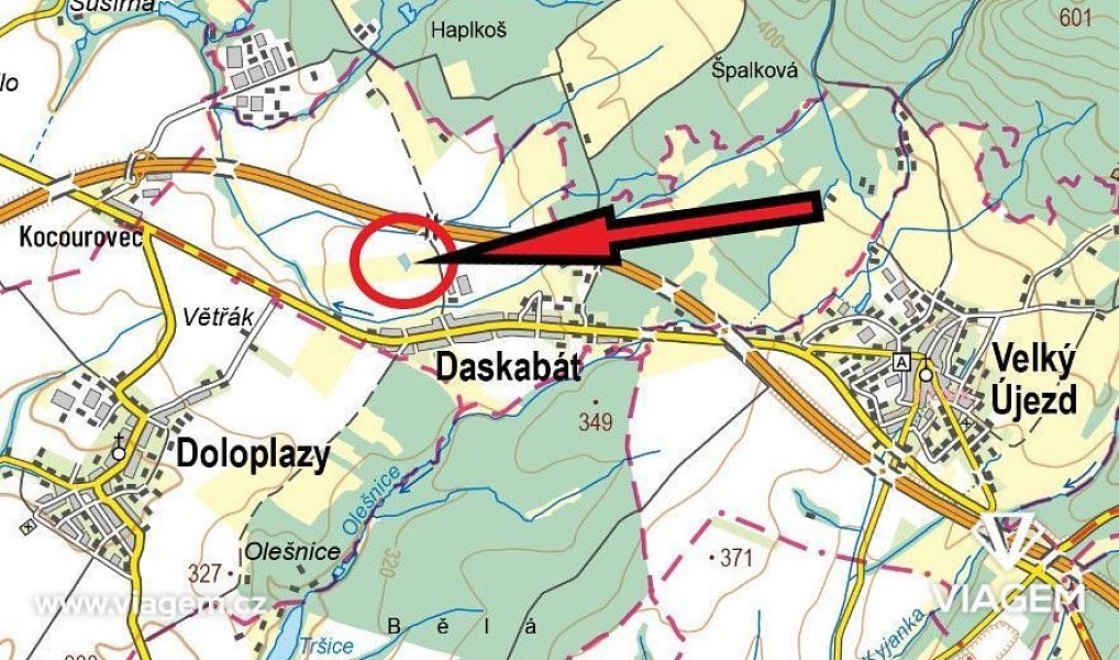 Prodej pole 4 277 m², Daskabát – náhled fotky 3