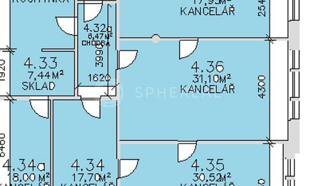 Pronájem kanceláře 146 m², Brno – náhled fotky 3