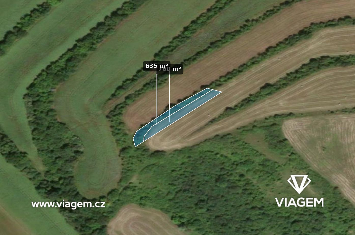 Prodej pole 1 395 m²