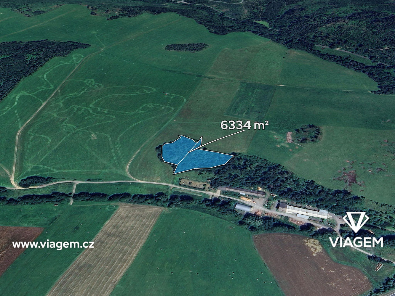 Prodej lesa 1 319 m²