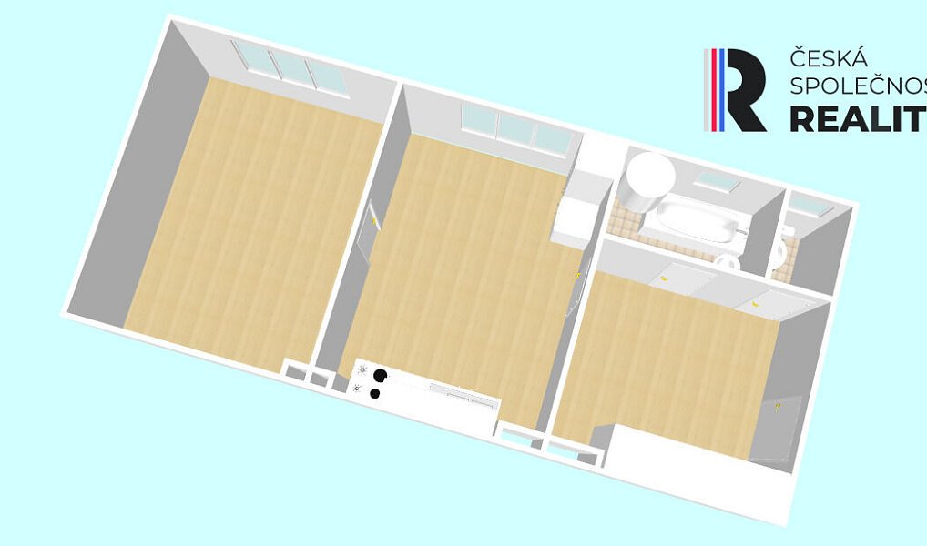 Prodej bytu 1+1 50 m², Kryry – náhled fotky 6