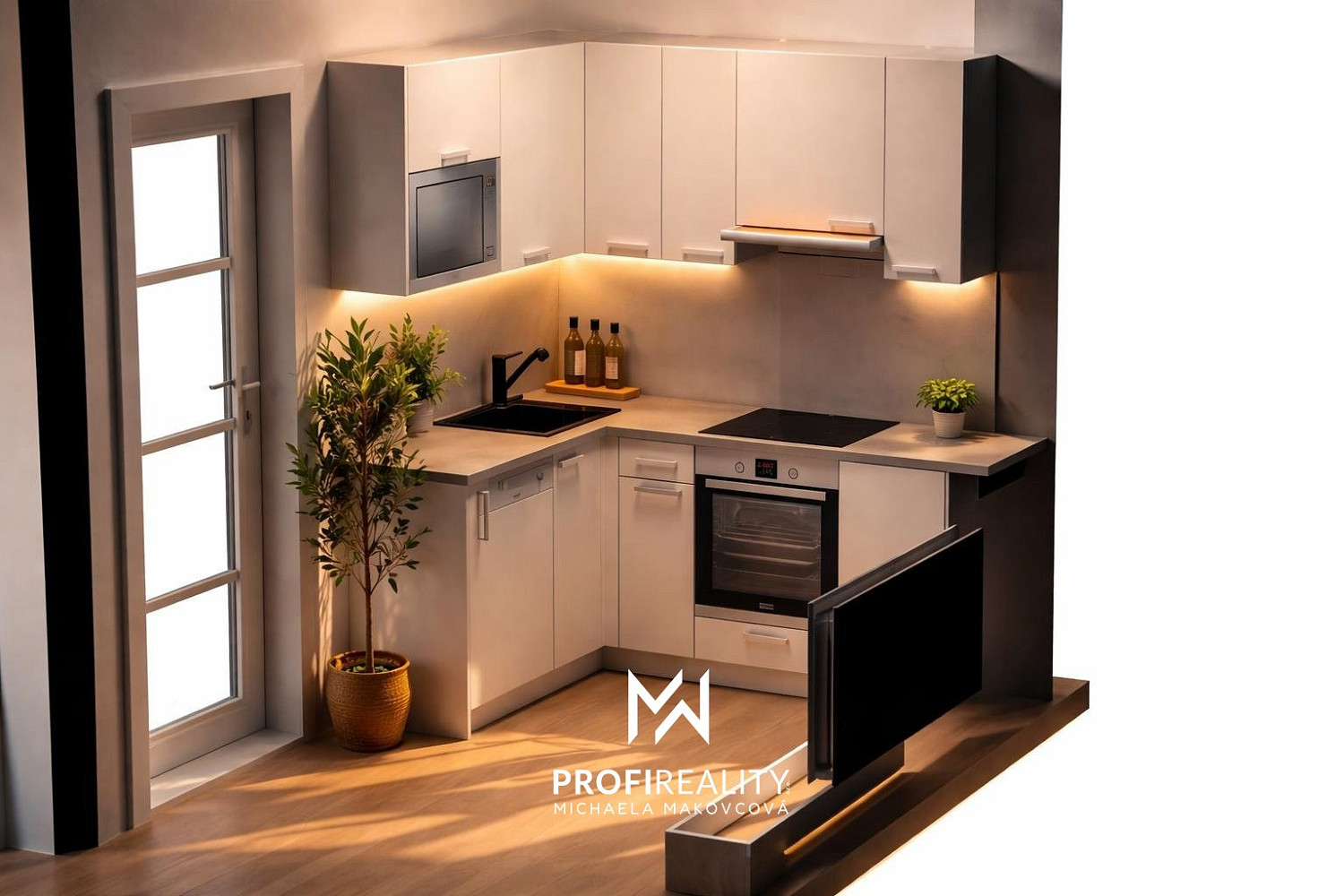 Pronájem bytu 2+kk 35 m² - Widok 2