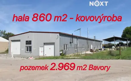 Prodej výrobních prostor 860 m², Bavory, okres Břeclav