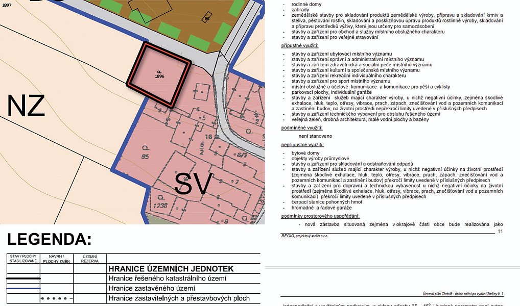 Prodej stavebního pozemku 1 102 m², Chrtníč – náhled fotky 3