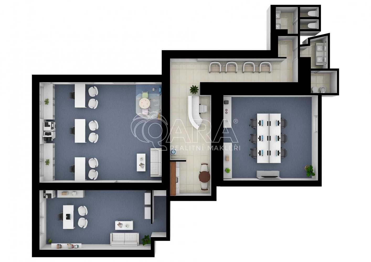 Pronájem kanceláře 168 m² – fotografie 4