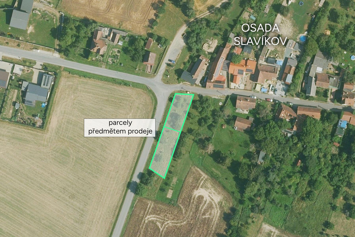 Prodej stavebního pozemku 479 m²