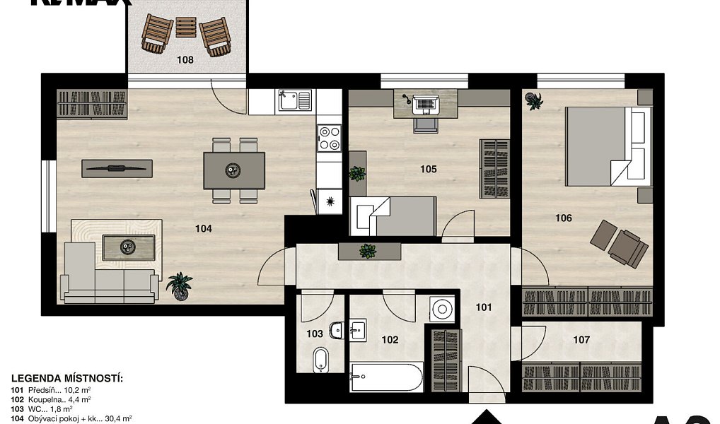 Prodej bytu 3+kk 86 m², Praha – náhled fotky 11