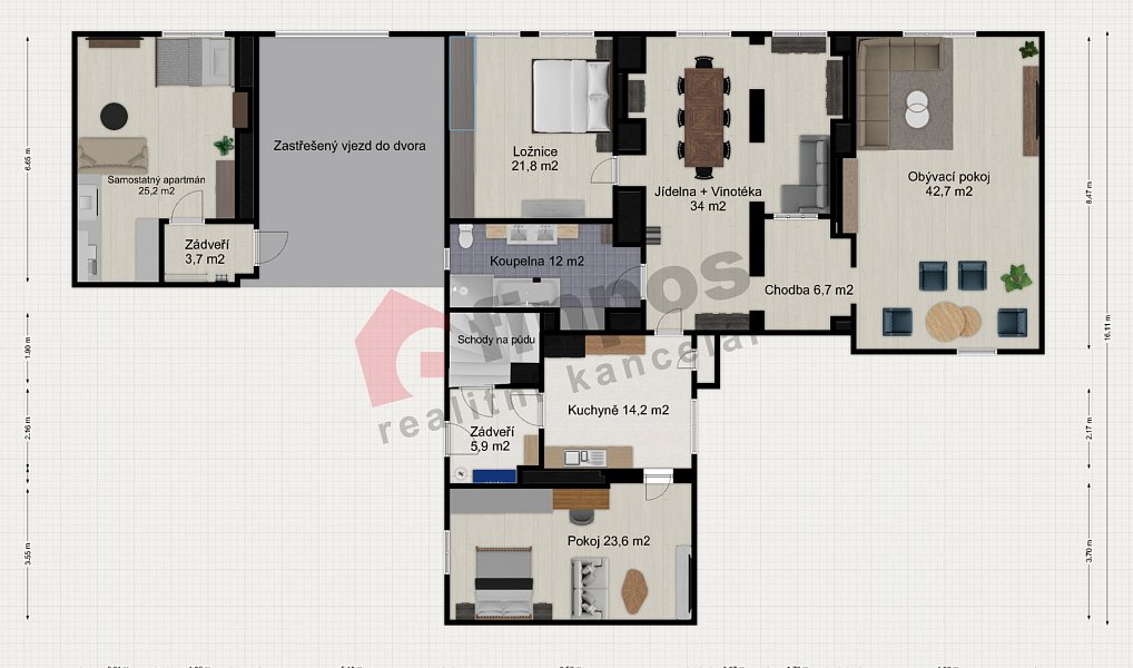 Prodej domu 261 m² s pozemkem 1 805 m², Křivsoudov – náhled fotky 7
