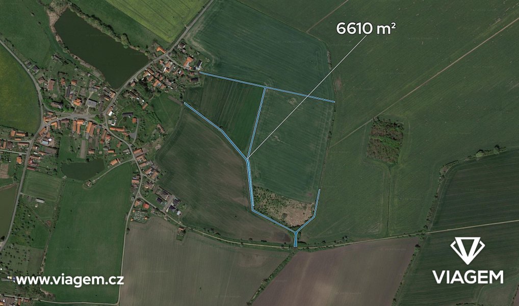 Prodej pole 639 m², Žitovlice – náhled fotky 2