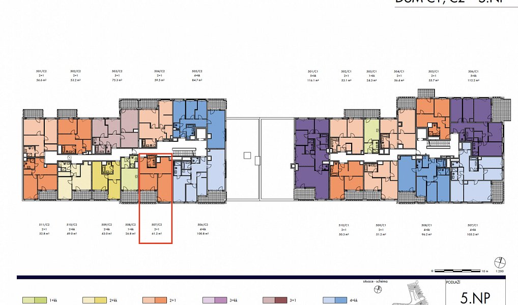 Prodej bytu 2+1 61 m², Praha – náhled fotky 3
