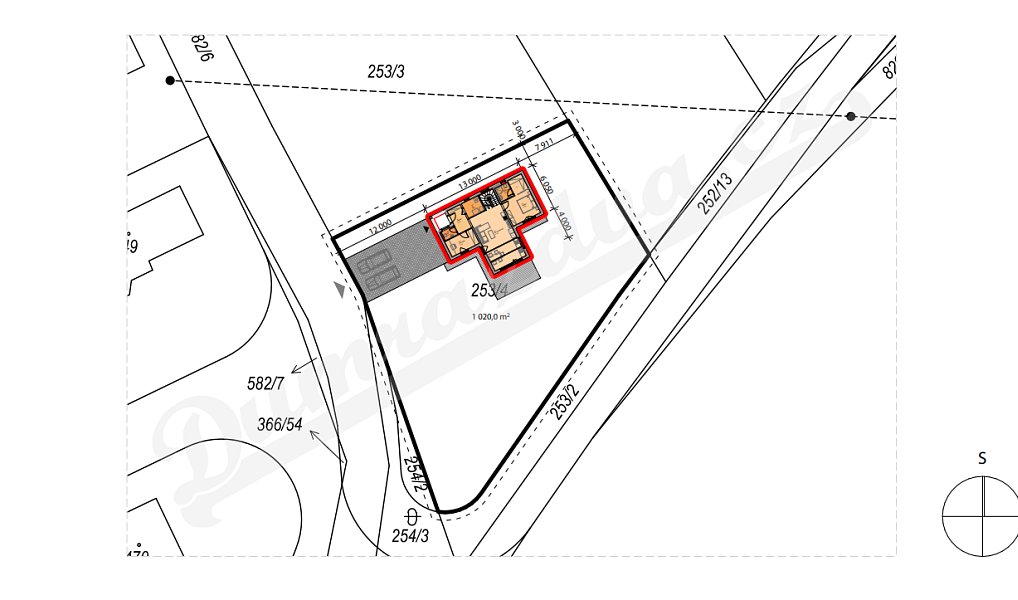 Prodej stavebního pozemku 2 040 m², Dobřejovice – náhled fotky 5