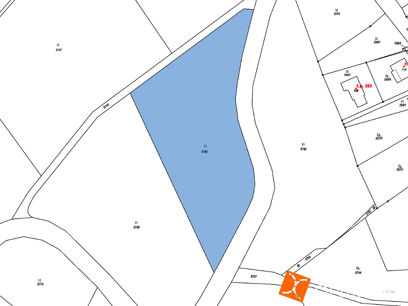 Prodej pole 2 892 m² – fotografie 2