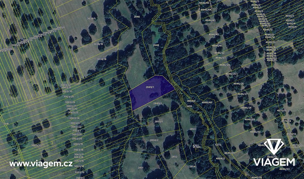 Prodej pole 7 030 m², Tvarožná Lhota – náhled fotky 4