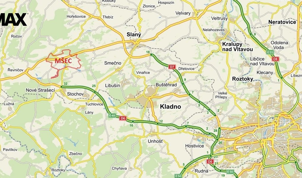 Prodej stavebního pozemku 7 330 m², Mšec – náhled fotky 2